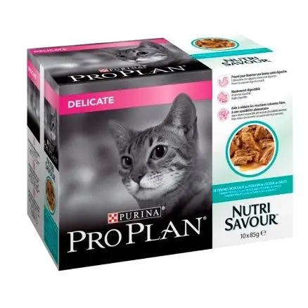 Pro Plan Delicate Sobre de Pescado del Océano para Gatos  Alimento húmedo para Gatos - 1