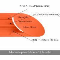 Afilador De Brocas Portátil Rueda De Molienda De Corundum Herramienta De Pulido Y Molienda De Brocas Resistente Al Corundum 2.0-12.5mm - details 5