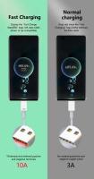Cable de carga USB tipo C 120W 10A para Huawei P40 P30 honor Xiaomi Redmi 13 OnePlus Pequeño cable datos Super Cargador - details 3