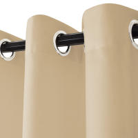 Cortinas Para Patio Al Aire Libre Impermeables Con Ojales Aisladas Para Ventanas Con Bolso De Palas Tapete Gazebo Pergola Anti-Viento - details 3