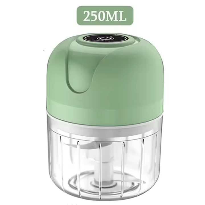 Mini picadora de Ajo Eléctrica USB, picadora de Carne, trituradora de Ajo, trituradora de verduras, trituradora de Jenjibre duradera, utensilios de cocina - 1