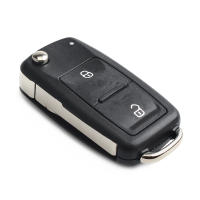 Carcasa De Llave Remota KEYYOU Para Skoda Octavia VW Volkswagen Golf Mk6 Tiguan Polo Passat CC SEAT 10 Piezas 2/3/4 Botones Reemplazo - details 2