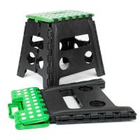 Taburete Plegable Multiusos The Secret Home - Escalera Antideslizante PVC - Reposapiés para Niños - 150 Kg Soportados - Interior y Exterior - details 2