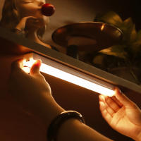 Lámpara LED Recargable Con Sensor De Movimiento PIR Luz Nocturna Para Gabinete De Armario Escaleras Barra Tubo Aisle Detector De Bola - details 5