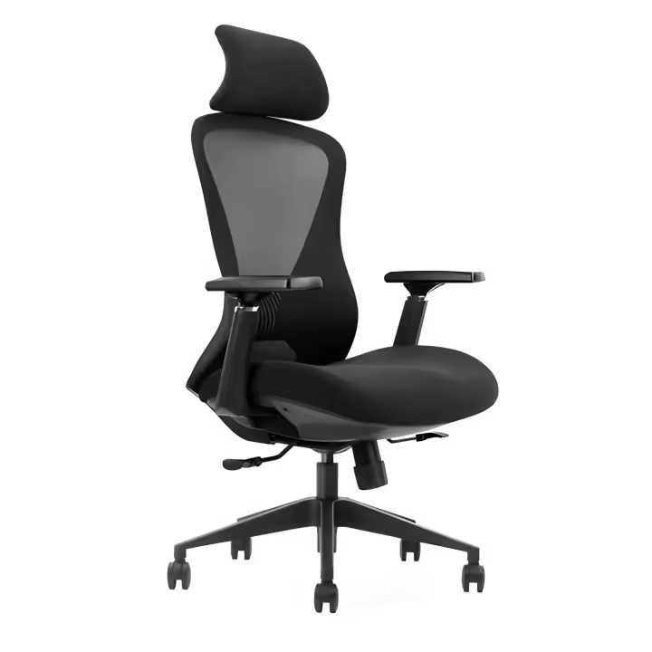 Cromad Gama Senior SE5000 - Silla de Oficina Ergonómica con Soporte Lumbar y Cervical Ajustables - 1