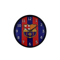 Reloj de Pared MOZURU "Blaugrana" Fútbol Club Barcelona– 25 cm de Diámetro con Logo | Diseño Deportivo para Fans | - details 0