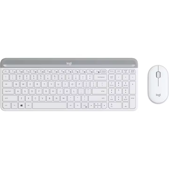 Logitech - MK470 teclado Ratón incluido Oficina RF inalámbrico Español Blanco 920-009199 - 1