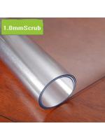 Mantel De PVC Transparente Protector Suave Impermeable Y Resistente Al Aceite Para Mesa Funda De Escritorio Clavado Por Atracción Estática - details 1