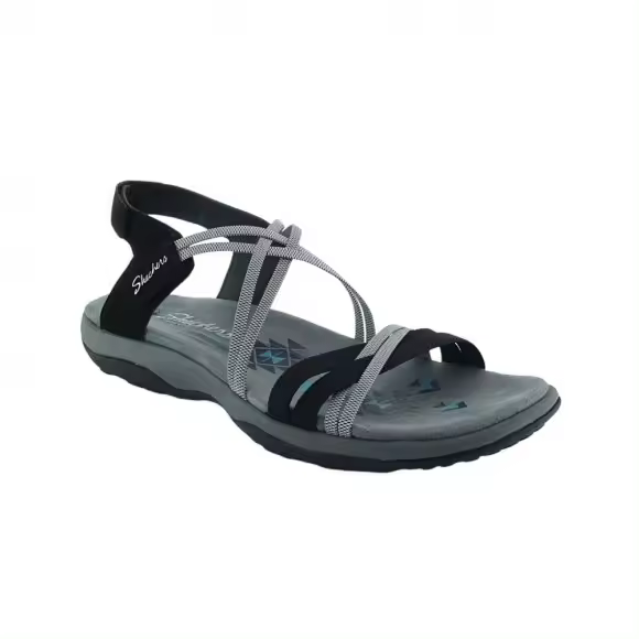 Sandalias Skechers Reggae Slim Negro-Gris Skechers DSKE22E81 - 1