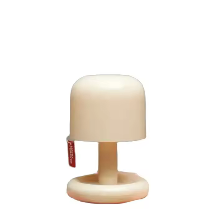 Lámpara De Mesa Creativa En Forma De Hongos Mini Recargable Con Colorido Atardecer Luz Nocturna Para Decoración De Sala De Estar Y Café - 1