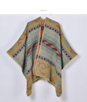 Chal de fotografía de viaje de Yunnan Nepal con cálido poncho tipo cárdigan retro - details 4
