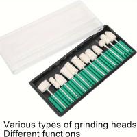 LULAA Set De Brocas Para Uñas Con Polvo De Arena Accesorio De Pulido Para Arte De Uñas Eliminador De Uñas Acrílicas Gel Set De Brocas Para Manicura - details 14