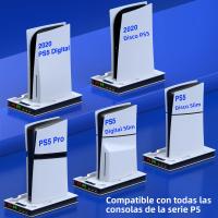 DinoFire Estación De Enfriamiento Rápido Para PS5 Slim Disc/Digital Soporte Vertical Para Gamepad Compatible Con PlayStation 5 - details 11