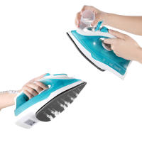 Plancha de vapor de cinco velocidades con vapor + pulverizador de agua + plancha de vapor de mano autolimpiable, máquina de planchado con certificación europea. - details 10
