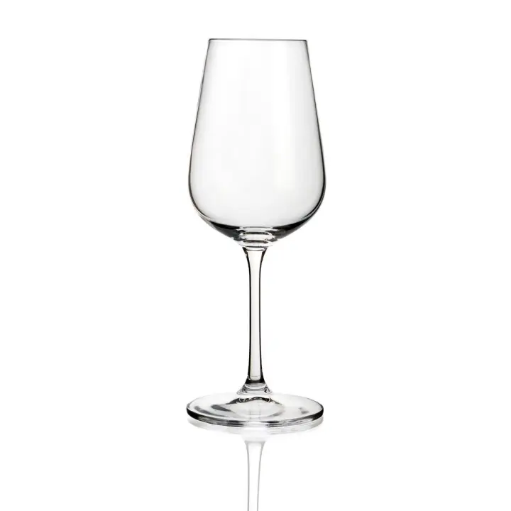 Bohemia BELIA Set 6 Copas de Vino Cristal 36cl Reciclable Ecológico Borde Fino - 1