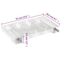 vidaXL Generador de humo frío 8 cámaras acero inoxidable 35 cm - details 6