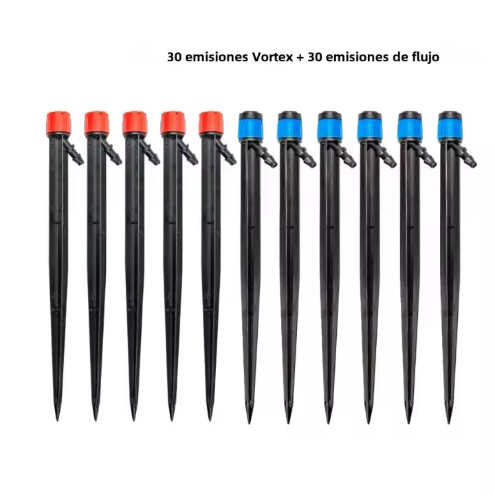 60 Pack Emisores De Rociador De Derrame Para Tubería De Rociado Automático Micro 1/4' Sistema De Riego Para Jardín - 1