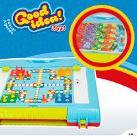 Pizzara doble cara c/tizas, rotuladores y 2 juegos de mesa Good Idea! - details 4