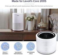 Filtro purificador de Aire 200S-RF, HEPA 3 en 1, Carbón activado de Alta eficiencia, Blanco - details 1