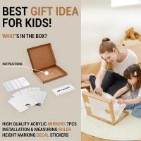 Tablero De Crecimiento Para Niños Con Espejo Tablero De Altura Con Marcador Material Plástico Uso Doméstico - details 3