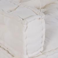 Cojín para Sofá de Palets de vidaXL con Soporte para Brazos y Espalda de Tela Crema - details 3