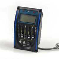 LC-5 Preamplificador De Guitarra Acústica Con Igualizador De 5 Bandas Y Tuner Piezo Cerámico Accesorio Musical Para Guitarra - details 2
