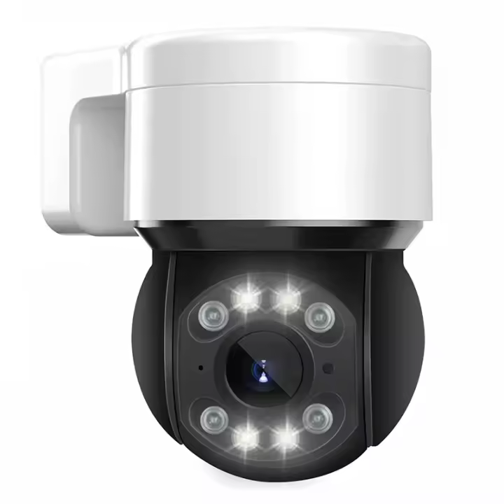Cámara PTZ 5MP IP Exterior PoE De Seguridad Con Detección De Humanos Luz De Escenario Y Silbato Visión Nocturna En Color Y Dos Vías De Comunicación - 1