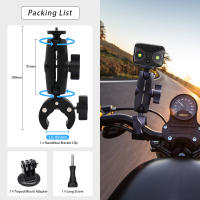 Adaptador De Doble Cabeza De Bola Con Tornillo Para Cámara De Acción Insta360 GoPro Montura Super Clamp Con Cabeza De Bola De 360° - details 9