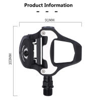 Pedales De Bicicleta De Carretera RACEWORK Self-locking Ciclismo Con Placa De Bloqueo Para Sistema LOOK KEO Material De Nylon - details 1