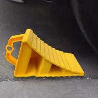 Bloque De Rueda Para Remolques De Coche Antideslizante Con Manijas Almohadilla De Parqueo Para Camiones Y Vehículos Bloque De Alineación De Ruedas - details 3