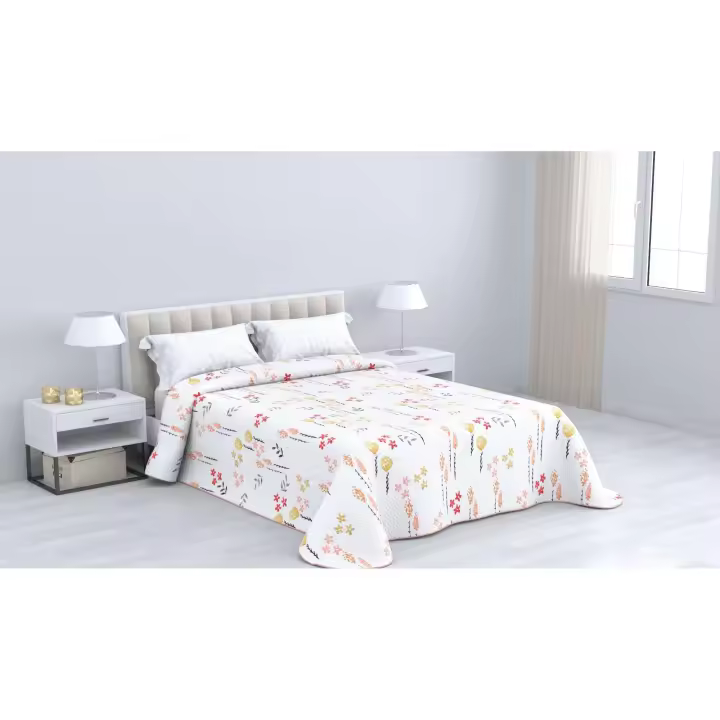 Colcha Bouti de Verano- Elegante y Ligera, 100 gr/m2, Varios Modelos y Medidas Disponibles para Decorar tu Espacio con Estilo y Frescura - 1