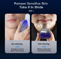 Mini Afeitadora Eléctrica Para Hombres Recargable Uso Dual Seco-Húmedo Afeitadora De Barba Portátil Lavable Y Recargable Epilador De Rostro - details 2