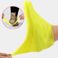 Cubrezapatos De Silicona 2PC Impermeables Reutilizables Anti-deslizantes Para Día Llovido Unisex Accesorios De Clima Para Exterior - details 11