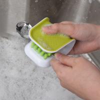 Limpieza de Hojas y Cuadernos, exfoliante de Cerdas Verdes para lavado de Cocina, 2 UDS. HOPHICINA - details 1