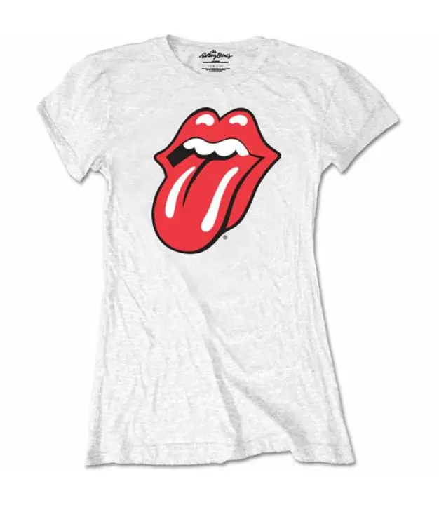 The Rolling Stones Ladies T-Shirt: Classic Tongue Camiseta Licencia Oficial RockOff RSTSP03LW - 1