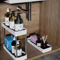 Estante De Baño Con Ruedas Almacenamiento En El Toilete 3/4 Capas Carrito De Utilidad Móvil Plataforma De Almacenamiento Multifuncional - details 2