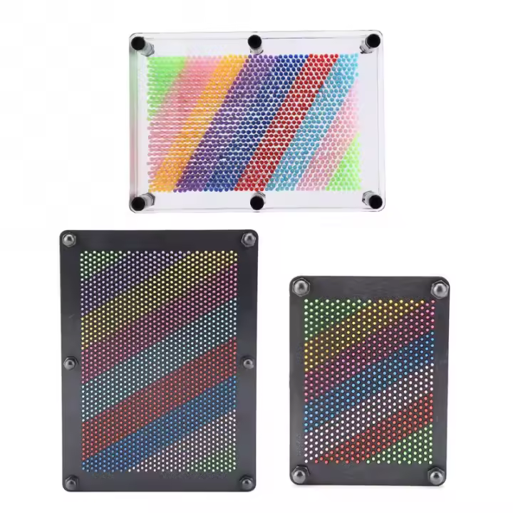Tablero De Arte 3D Con Pinos Para Crear Esculturas DIY Juguete Interactivo Para Niños Y Adultos Tablero De Arte 3D - 1