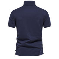 Camiseta POLO con estampado degradado de gama alta y rentable para hombre, camiseta con solapa, talla europea, 2024 - details 10