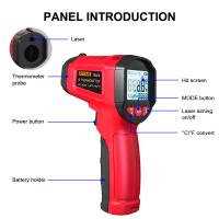 HYTAIS TS600 Termómetro Digital Infrarrojo Sensor No Contacto IR Gun 0.1-1 Emissivity -50~600°C Medidor De Temperatura Mano - details 5