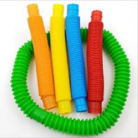 Juguete Creativo Para Niños 6PCS De Tubo Telescopio Flexible En Colores Populares Juguete De Desestres Para Fiesta De Cumpleaños - details 0