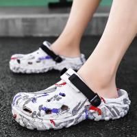 Sandalias De Hombre Talla Grande 47 Para Verano Clogs De Jardín Al Aire Libre Zapatos De Agua Con Agujeros Casual Comodidad Hogar Suaves - details 7