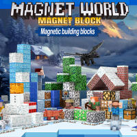 Bloques De Construcción Magnéticos Con Mini Figuras Y Animales Para Niños Y Niñas Tema MC Juguetes Educativos STEM Regalos Para Niños Y Niñas - details 0