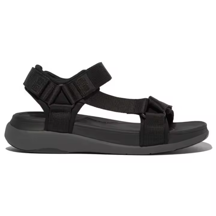 Fitflop Sandalias F-mode Go Adj Negro - 1