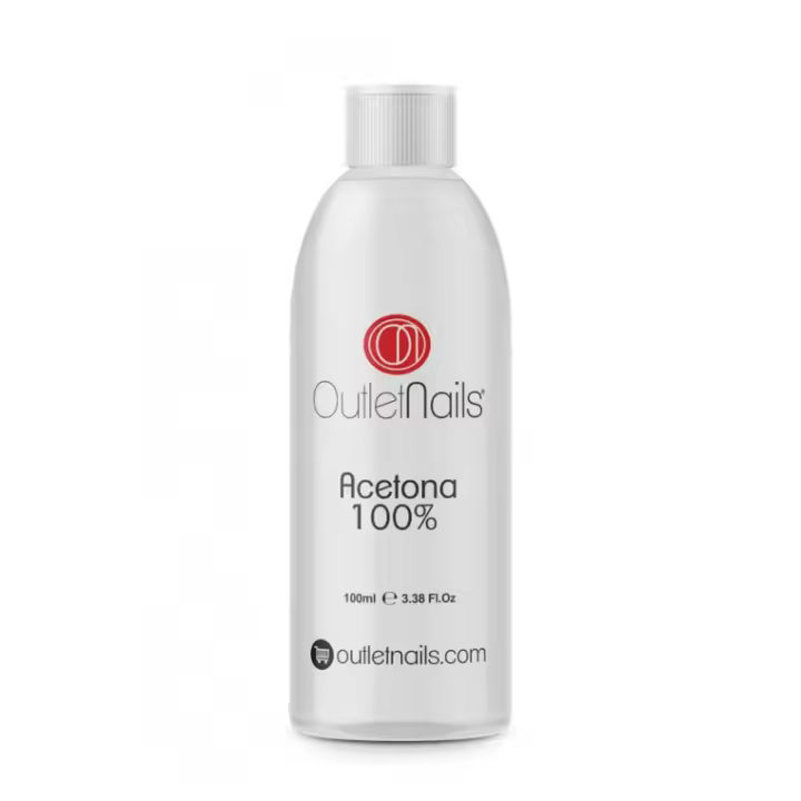 Acetona 100% 100ml para uñas esculpidas - Outlet Nails - 1