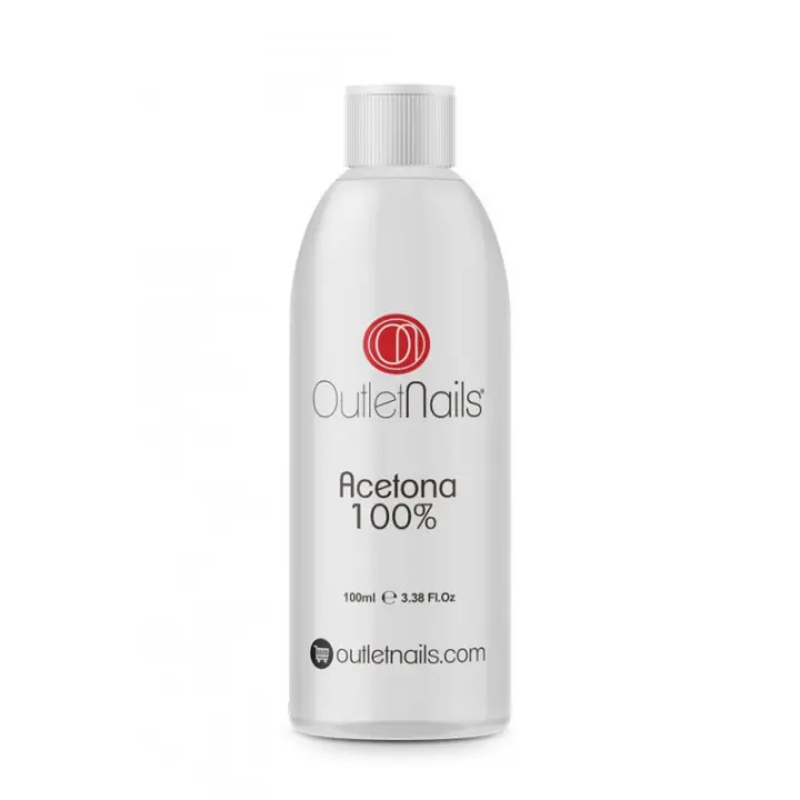 Acetona 100% 100ml para uñas esculpidas - Outlet Nails - 1