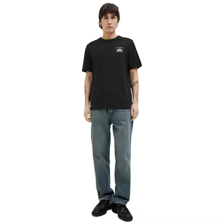 Camiseta Jack&Jones modelo Jjone Color Summer Tee Ss Crew en color Negro - 1