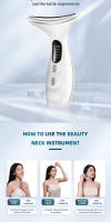 Instrumento portátil de belleza para el cuello, levantamiento en el hogar y dilución de arrugas nasolabiales, instrumento de belleza para el cuello, instrumento para eliminar las arrugas del cuello, blanco - details 6