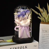 Regalo De Día De San Valentín Para Novia Rosa LED Eterna Decoración Luminosa Para Bodas Y Hogar Creativo Regalo Para Madre - details 5