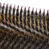 Cepillo De Pelo Redondo Profesional Con Cerda De Jabalí Para Mujeres Y Hombres Cepillo De Peluquería Para Estilizar El Cabello Material De Madera - details 4