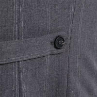 Vestido De Estilo Chaleco Para Mujer UNIZERA Con Rayas Amplias Planchadas Y Botones Solos Vestido Plisado Para Otoño - details 11